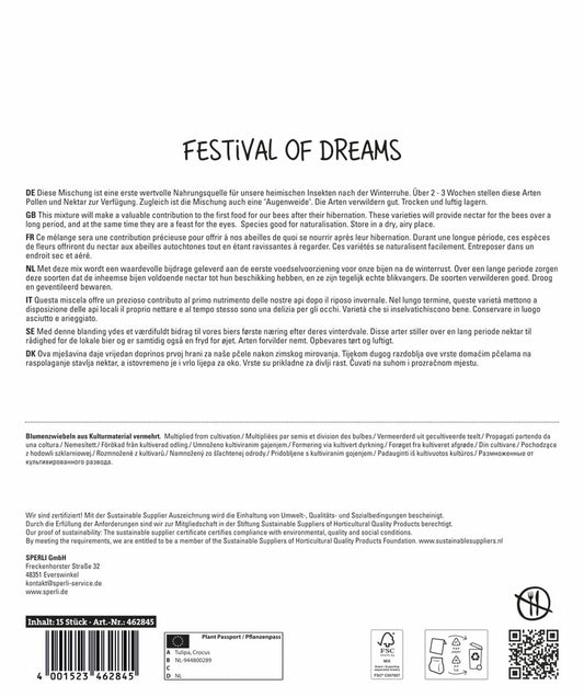  Blumenzwiebel-Mischung Festival Of Dreams (15 Stück)
