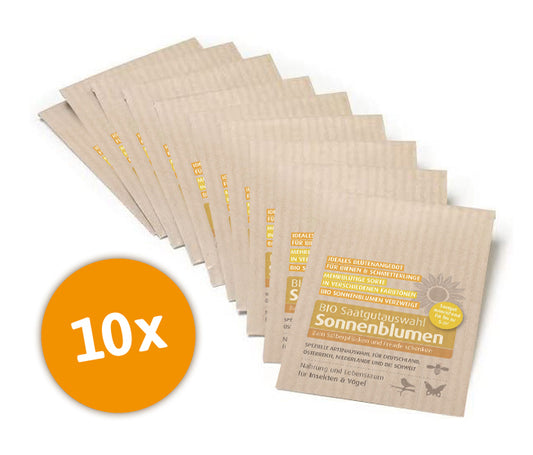  BIO Sonnenblumen (10 Stück)