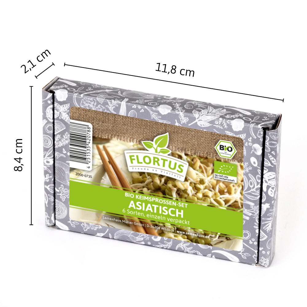  BIO Keimsprossen Set Asiatisch (6 Sorten)