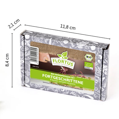  BIO Keimsprossen Set Fortgeschrittene (8 Sorten)