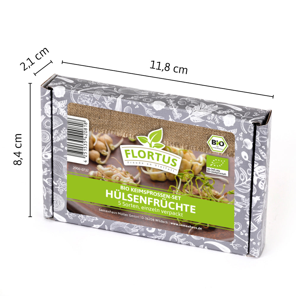  BIO Keimsprossen Set Hülsenfrüchte (6 Sorten)