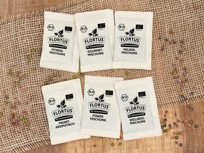  BIO Keimsprossen Set Mischungen (6 Sorten)