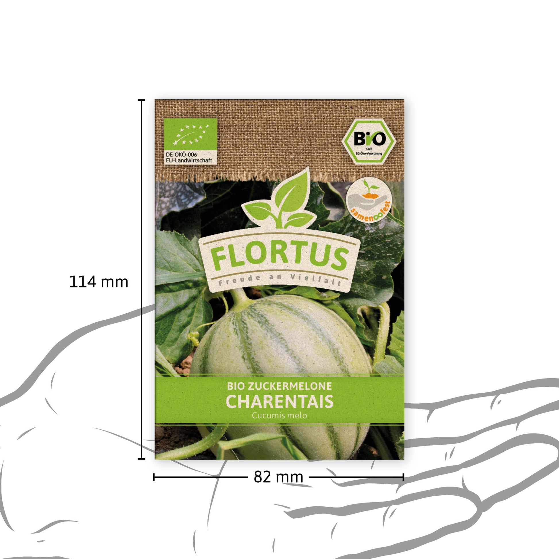  BIO Zuckermelone Charentaise