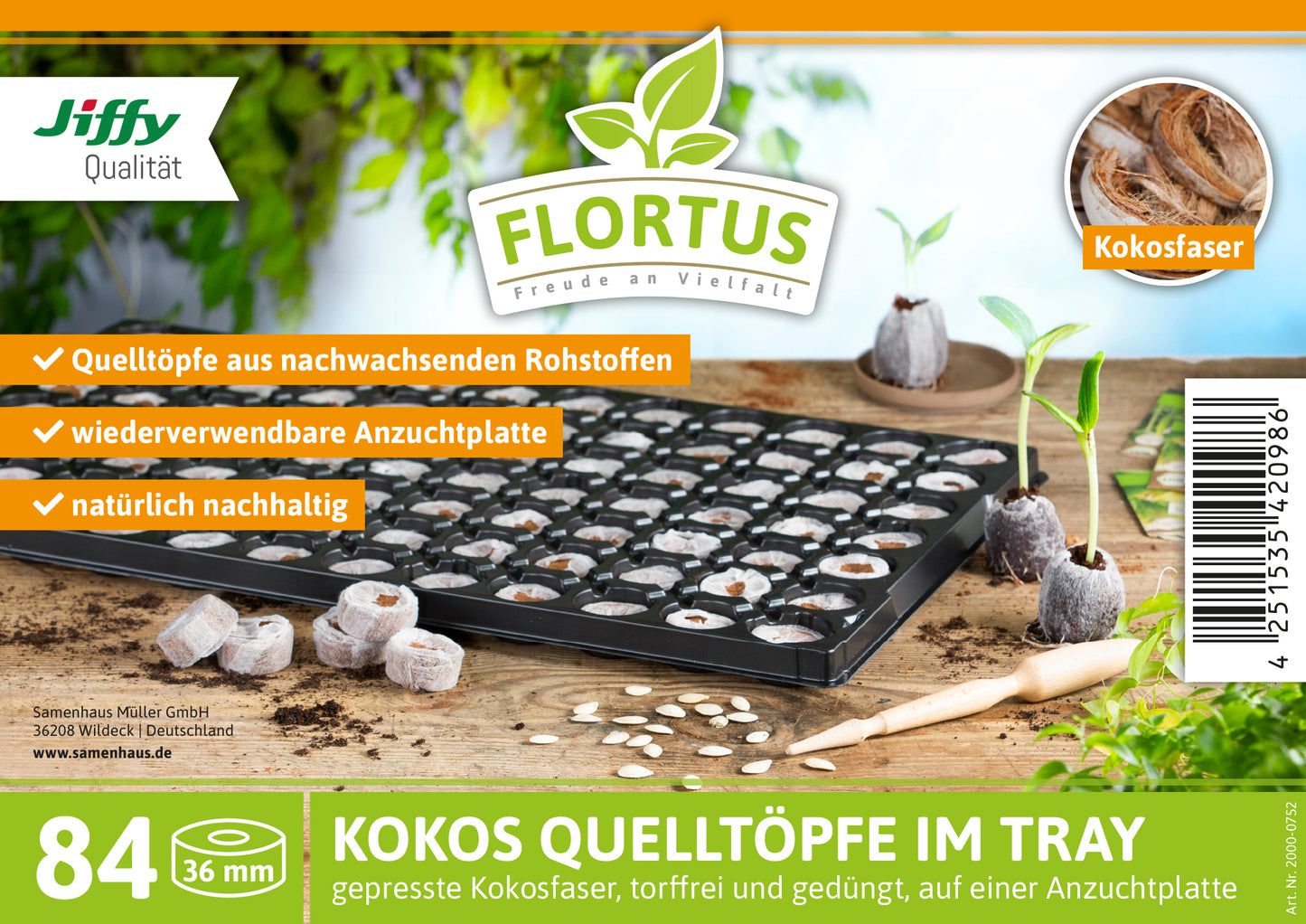  Quelltöpfe Im Tray (84 Stück)
