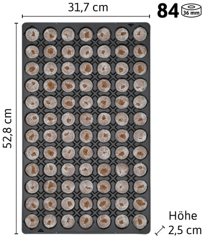  Quelltöpfe Im Tray (84 Stück)