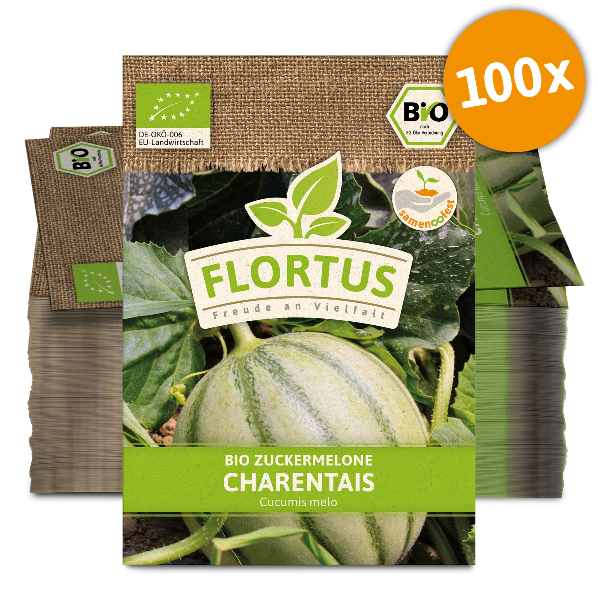  Zuckermelone Charentaise (100 Tütchen)