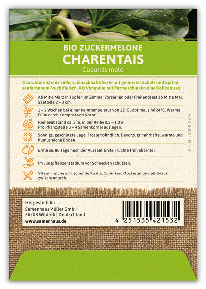  Zuckermelone Charentaise (100 Tütchen)