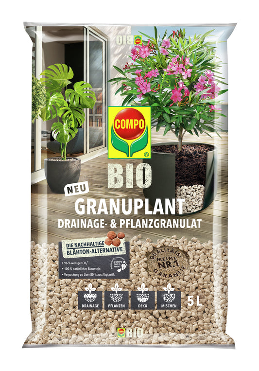 Compo BIO GRANUPLANT Drainage- & Pflanzgranulat (5 L)