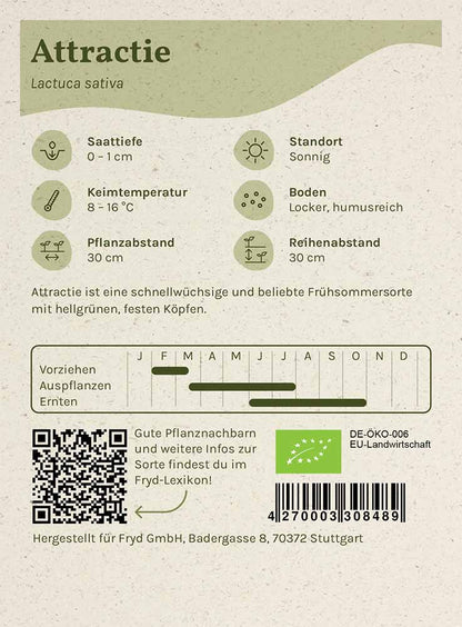  Fryd BIO Kopfsalat Attractie