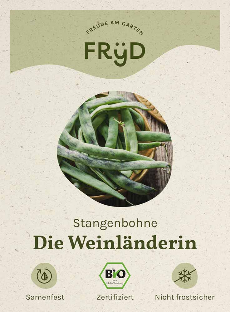  Fryd BIO Stangenbohne Die Weinländerin