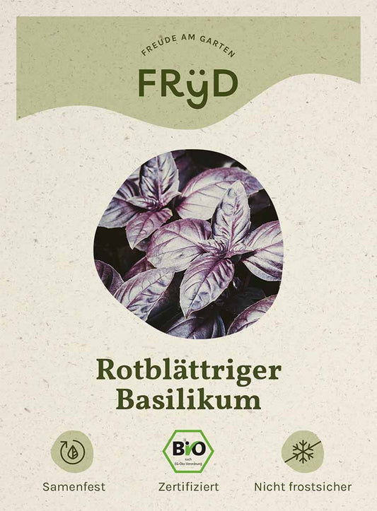  Fryd BIO Basilikum Rotblättrig