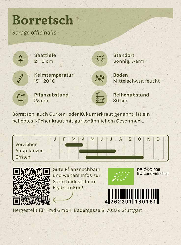  Fryd BIO Borretsch