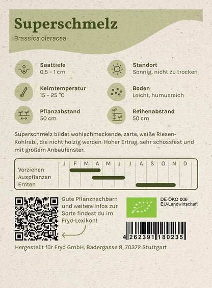  Fryd BIO Kohlrabi Superschmelz