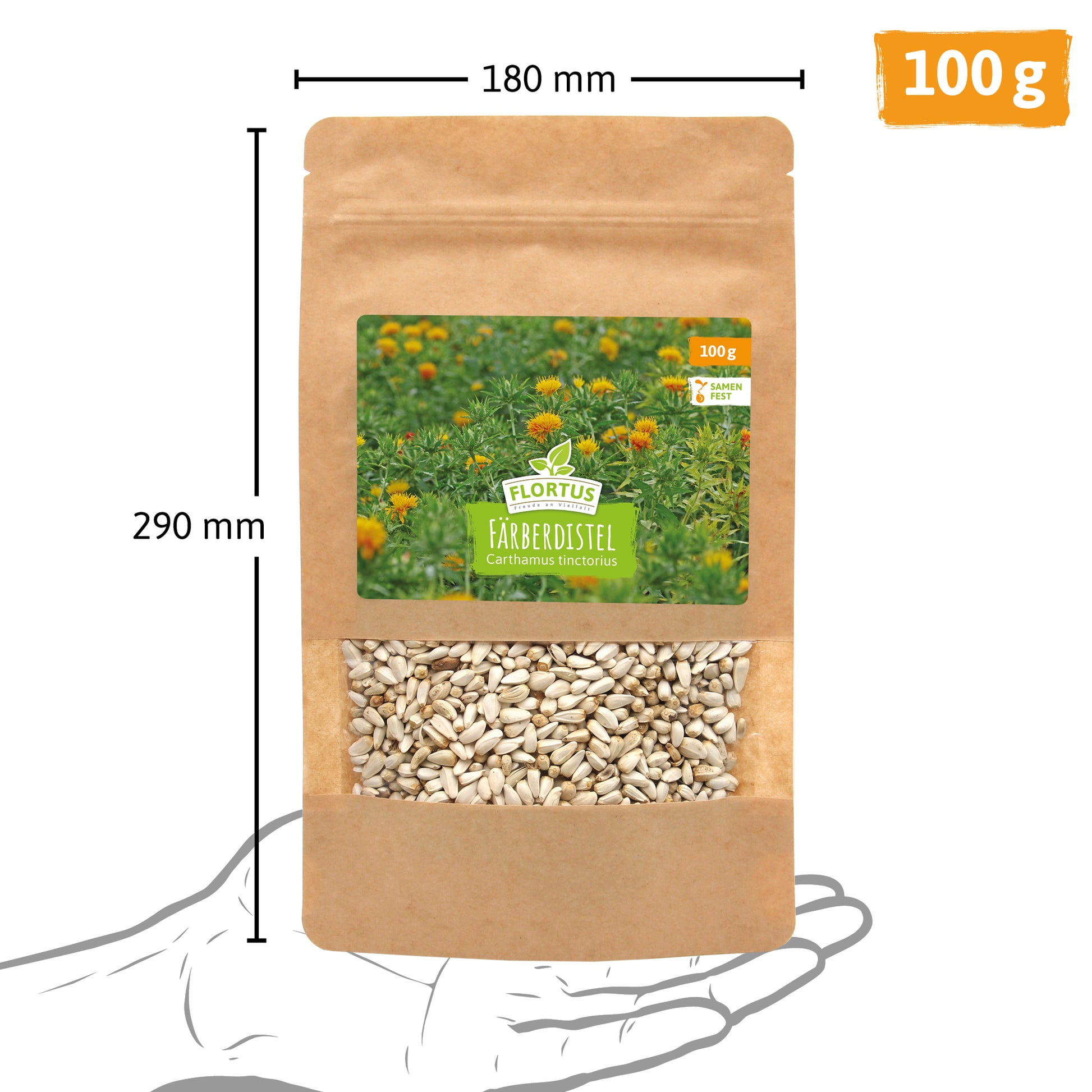  Wiesenblume Färberdistel (100 G)