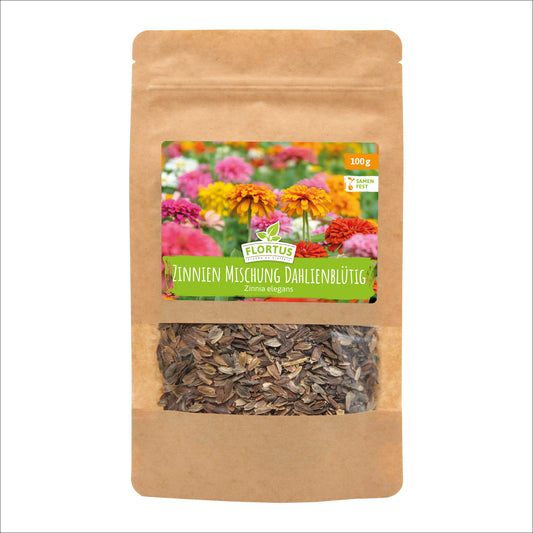  Wiesenblume Zinnie Mischung Dahlienblütig (100 G)