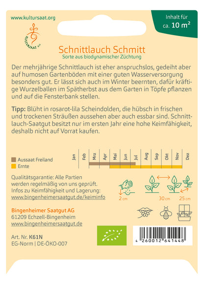  BIO Schmitt Schnittlauch Mittelgr.