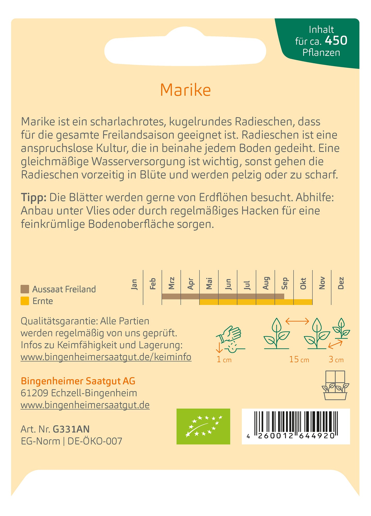  BIO Radies Marike