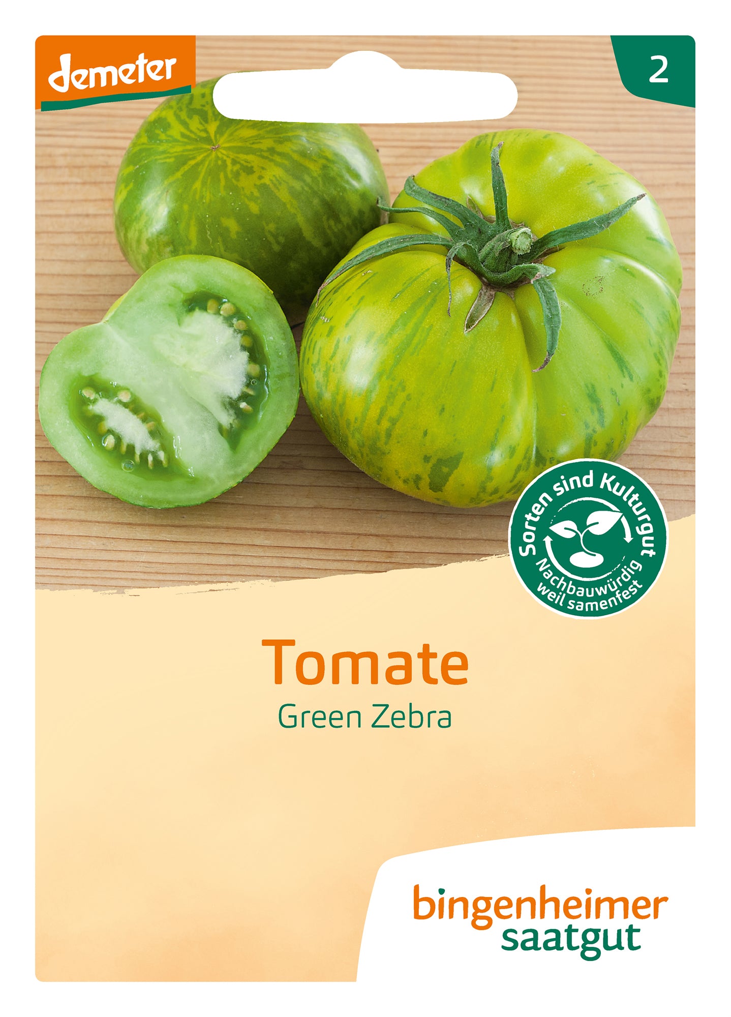  BIO Tomate Green Zebra