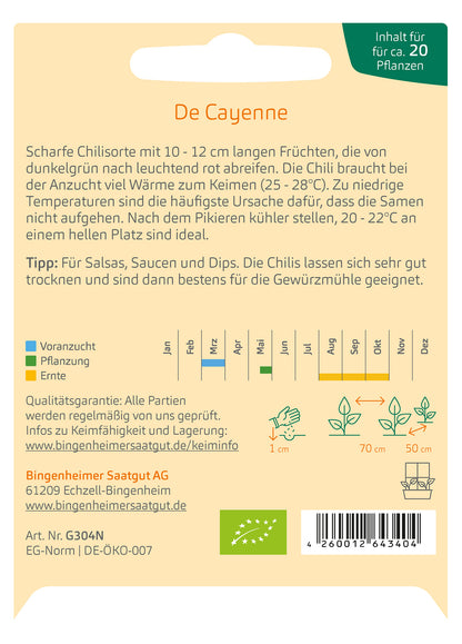  BIO Chili De Cayenne
