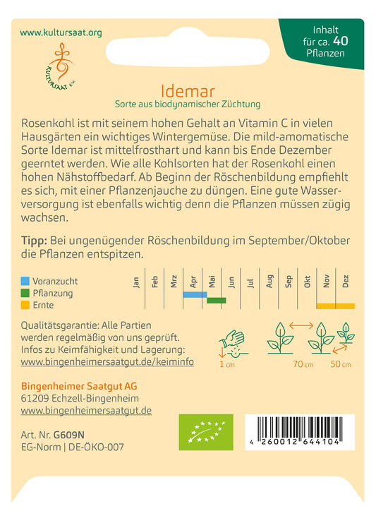  BIO Rosenkohl Idemar