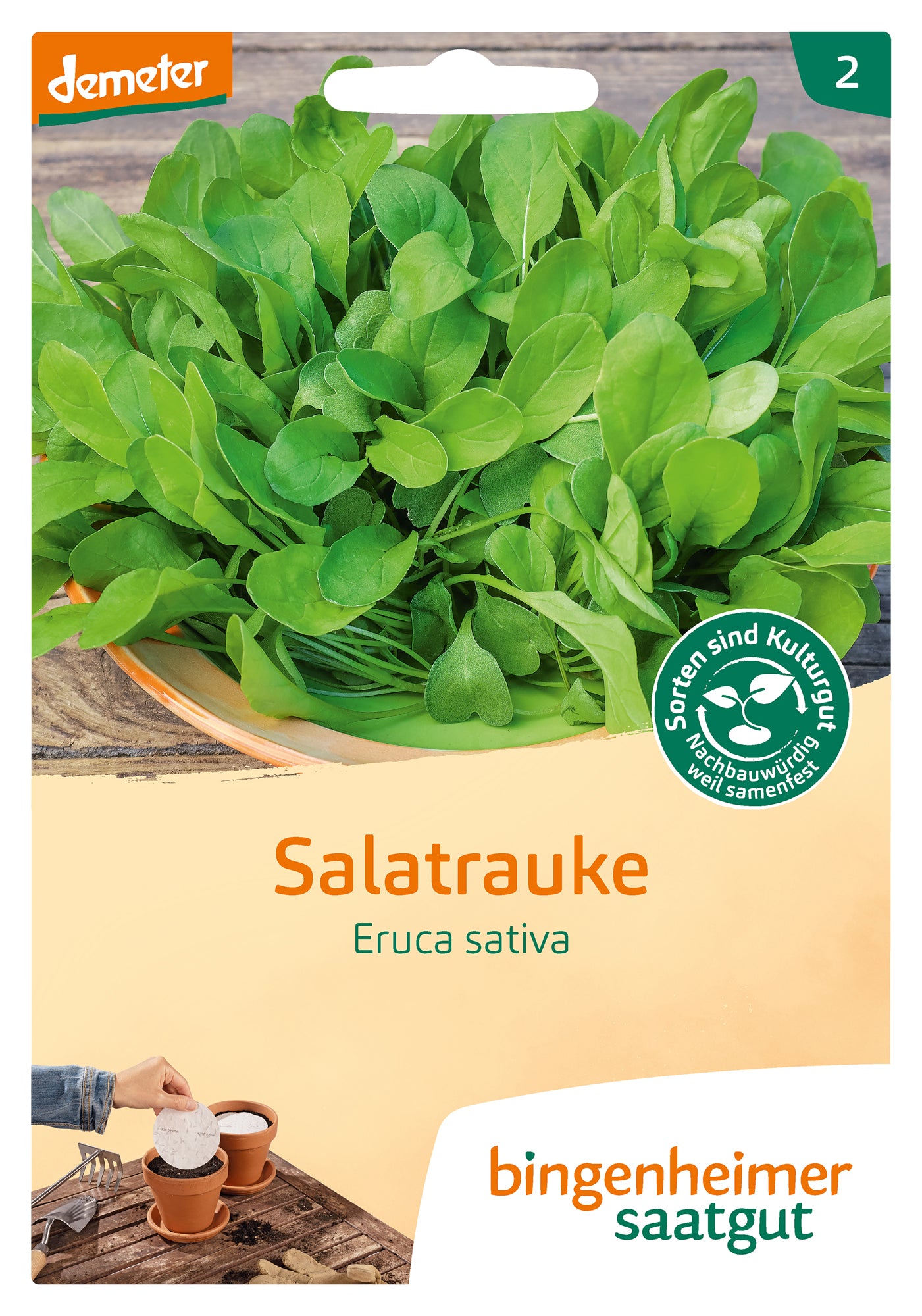  BIO Salatrauke Saatscheiben