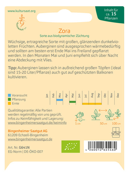  BIO Aubergine Zora