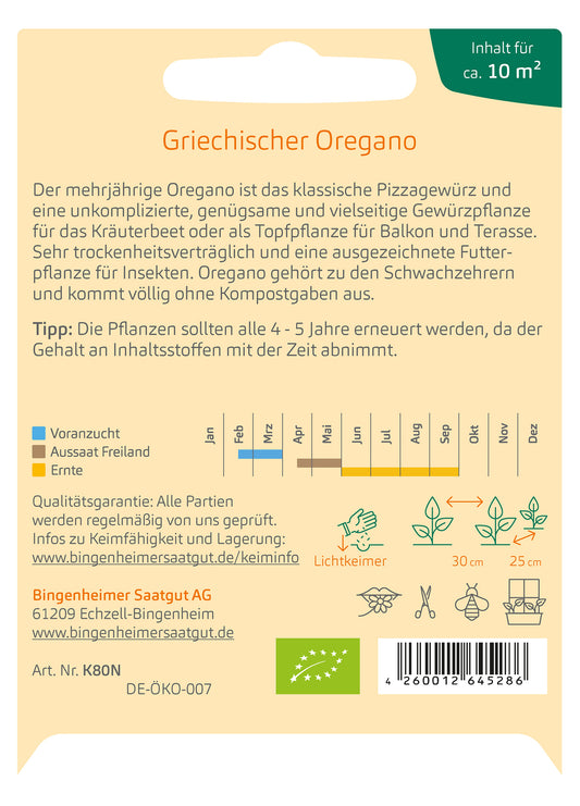  BIO Griechischer Oregano