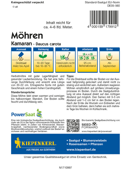  Möhre Kamaran F1 PowerSaat [MHD 01/2026]