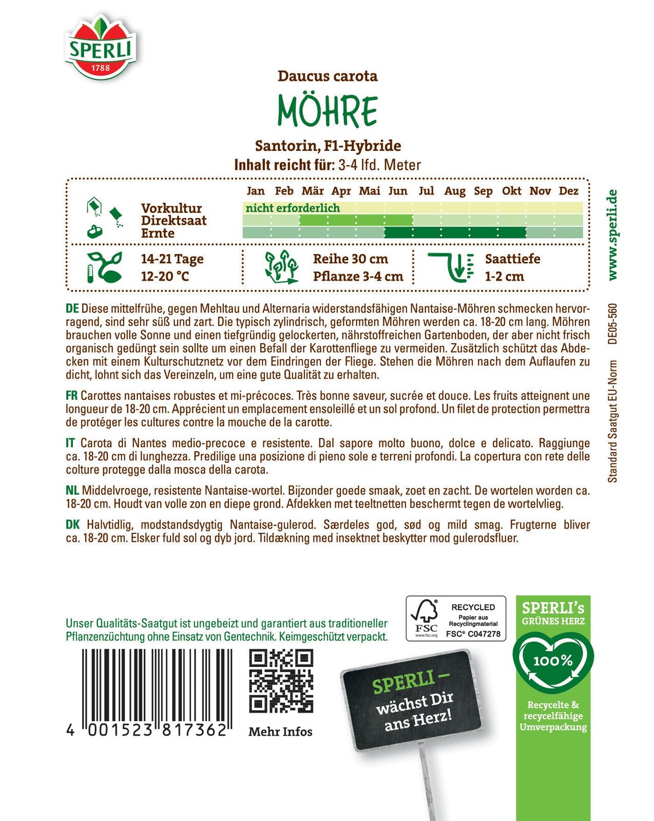  Möhre Santorin F1 [MHD 01/2026]