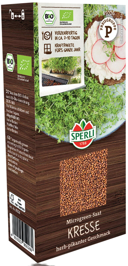  BIO Microgreen-Saat Kresse [MHD 01/2026]