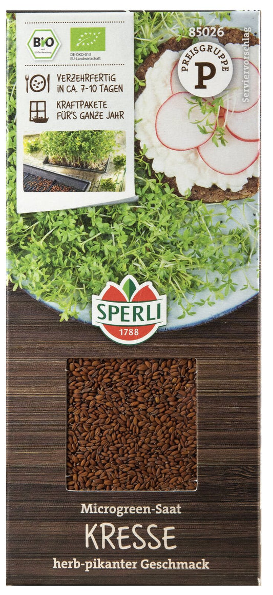  BIO Microgreen-Saat Kresse [MHD 01/2026]
