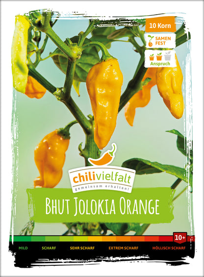  Chili Bhut Jolokia Orange