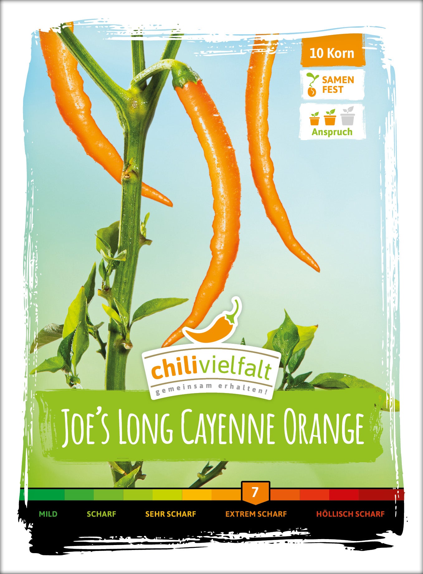  Chili Joe´s Long Cayenne Orange