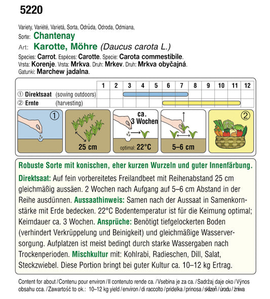  BIO Karotte Chantenay [MHD 12/2025]