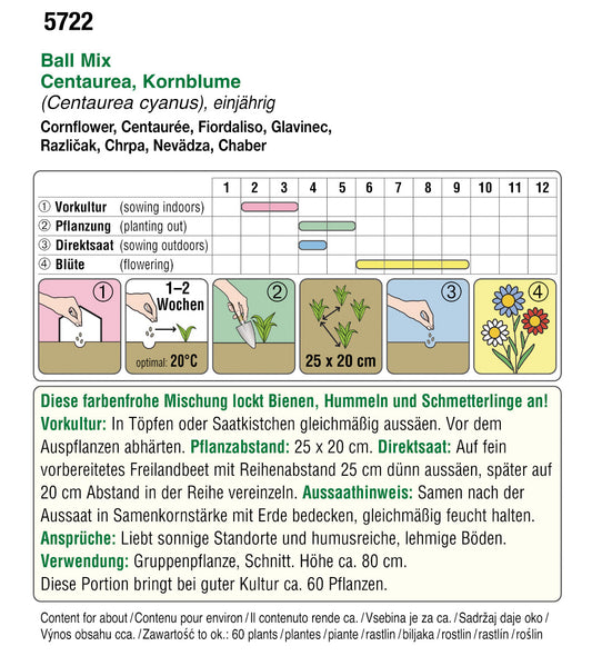 BIO Kornblumen Ball Mix [MHD 12/2025]