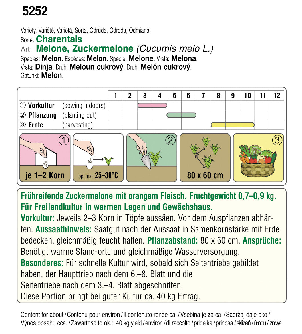  BIO Zuckermelone Charentais [MHD 12/2025]