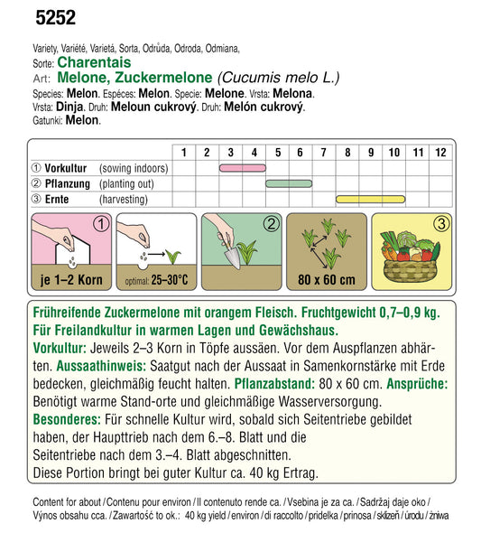  BIO Zuckermelone Charentais [MHD 12/2025]