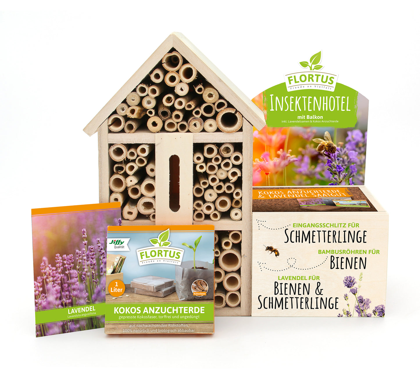  Insektenhotel Lavendel
