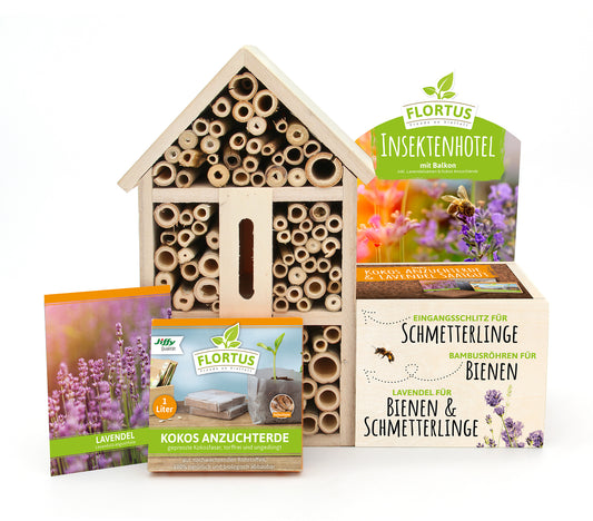  Insektenhotel Lavendel