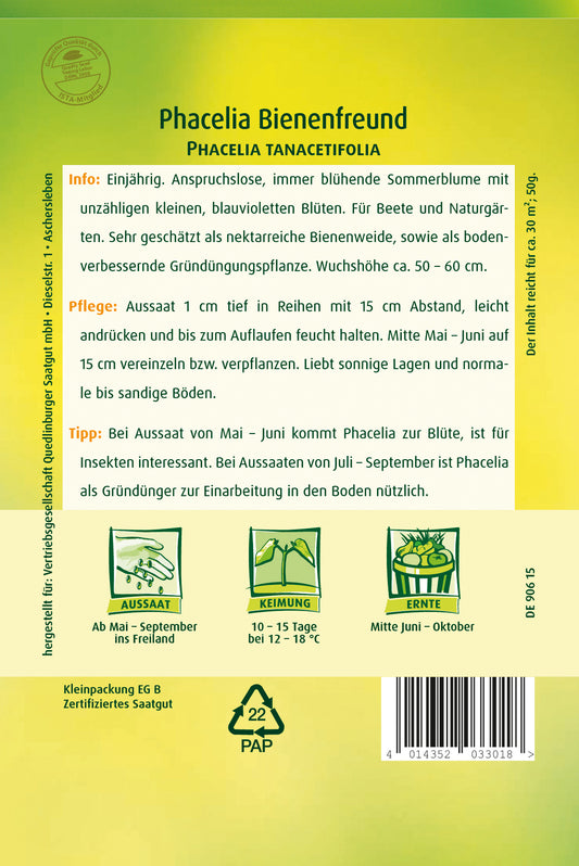  Phacelia - Bienenfreund (50 G)