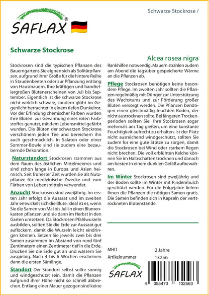  Schwarze Stockrose