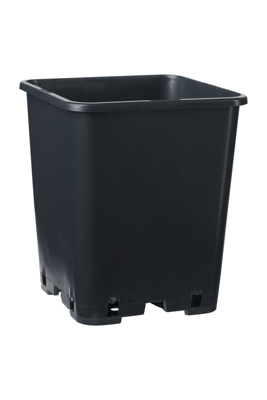  Viereckiger Topf, Schwarz, 6 L, 18 X 18 X 23 Cm