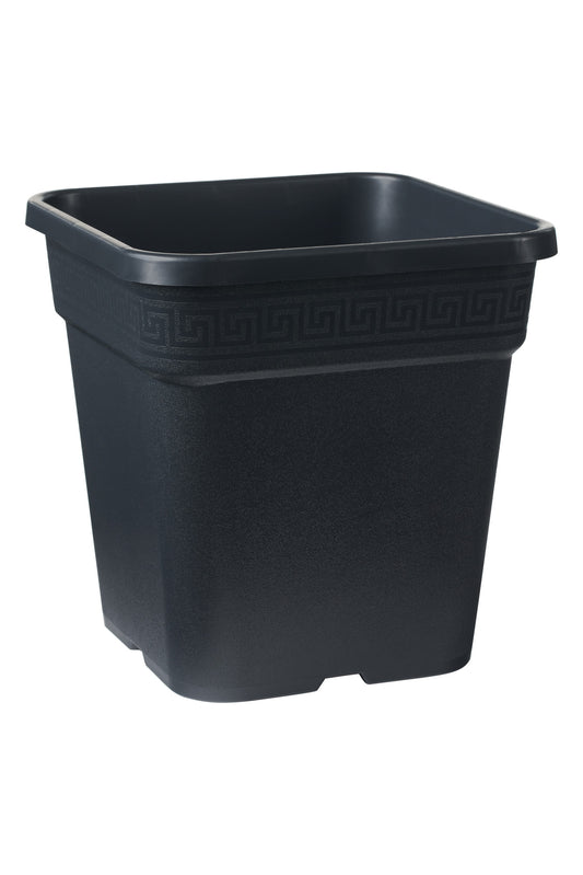  Viereckiger Topf, Schwarz, 9 L, 23 X 23 X 24 Cm