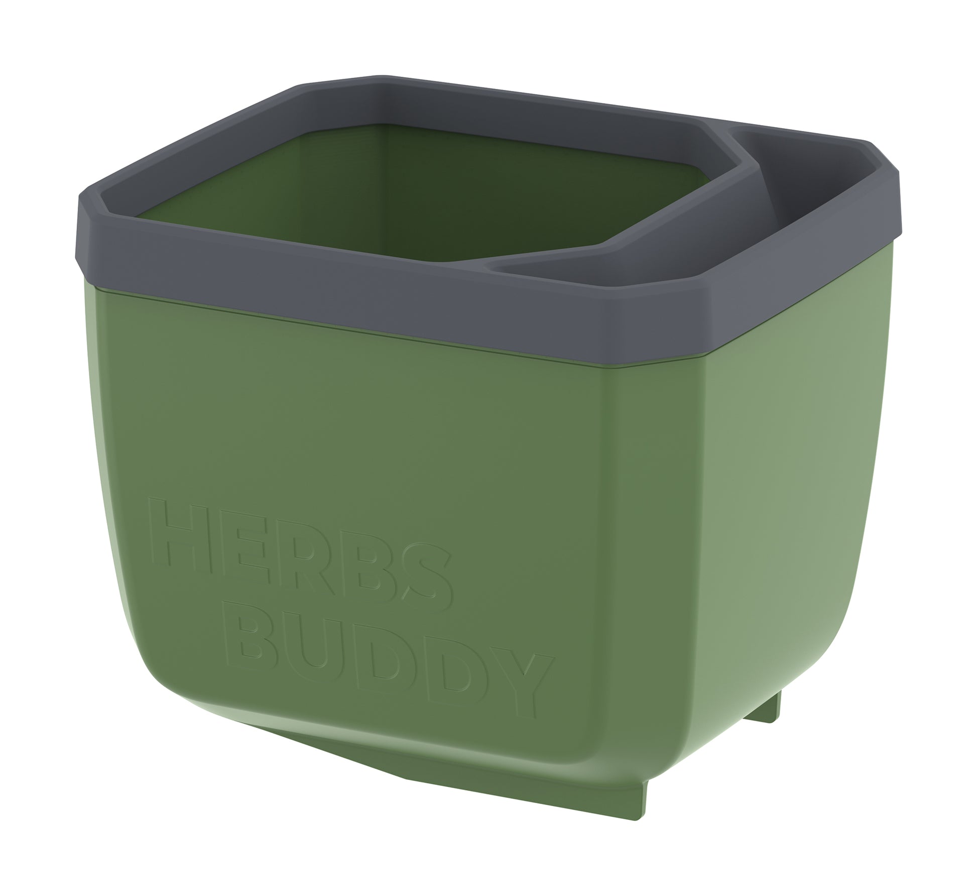  HERBS BUDDY Kräutertopf Dunkelgrün