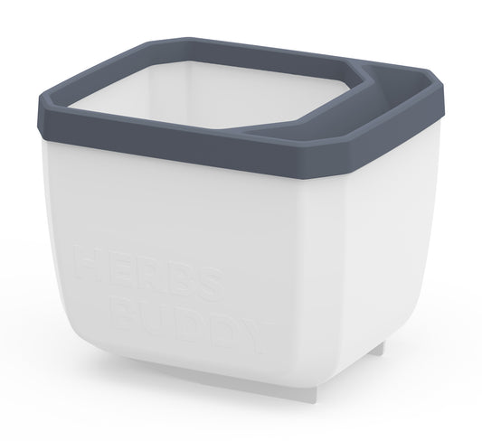  HERBS BUDDY Kräutertopf Weiß