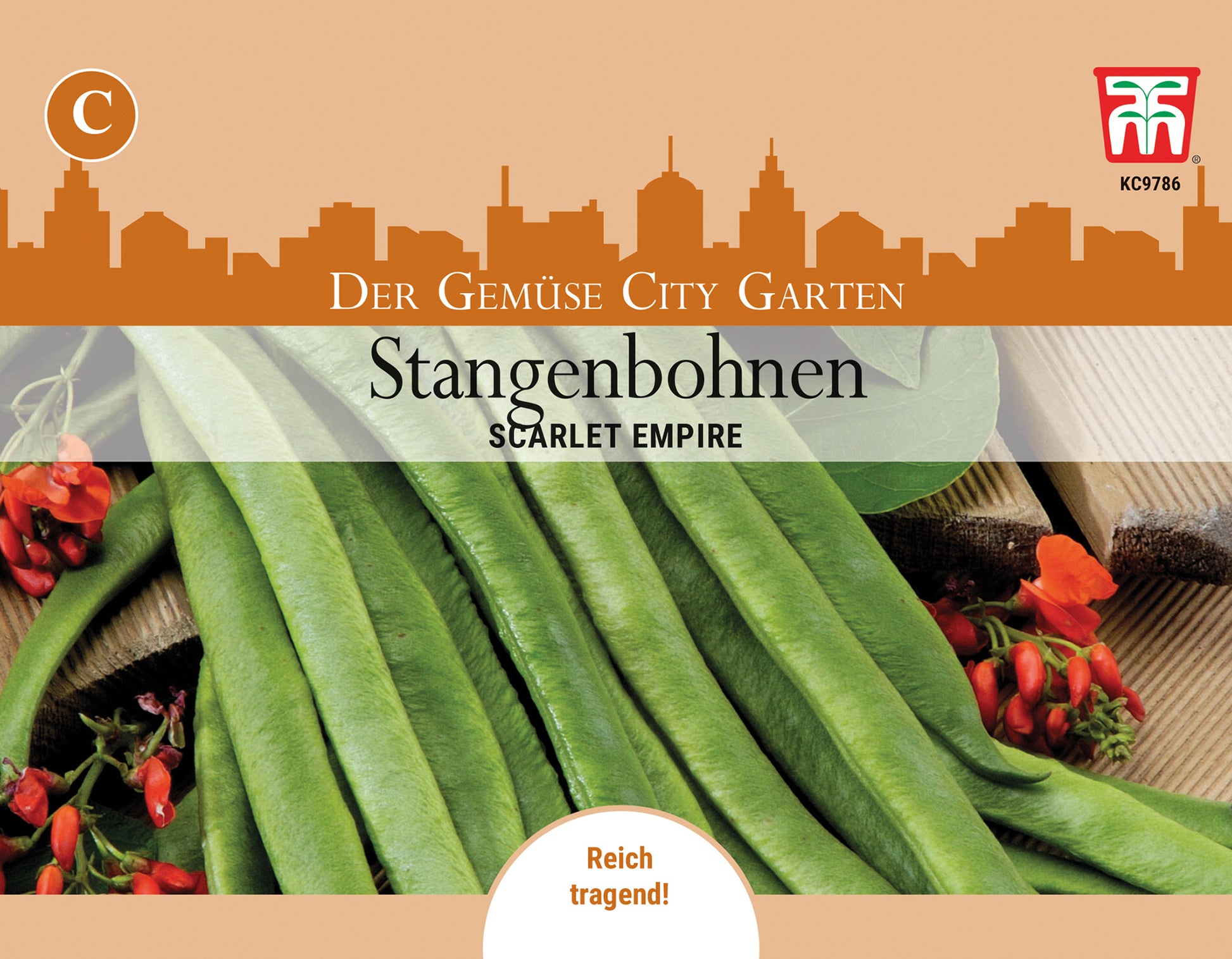  Stangenbohnen Scarlet