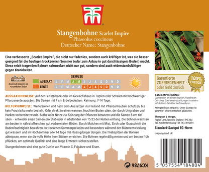  Stangenbohnen Scarlet