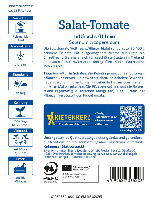  Salat-Tomate Hellfrucht / Hilmar