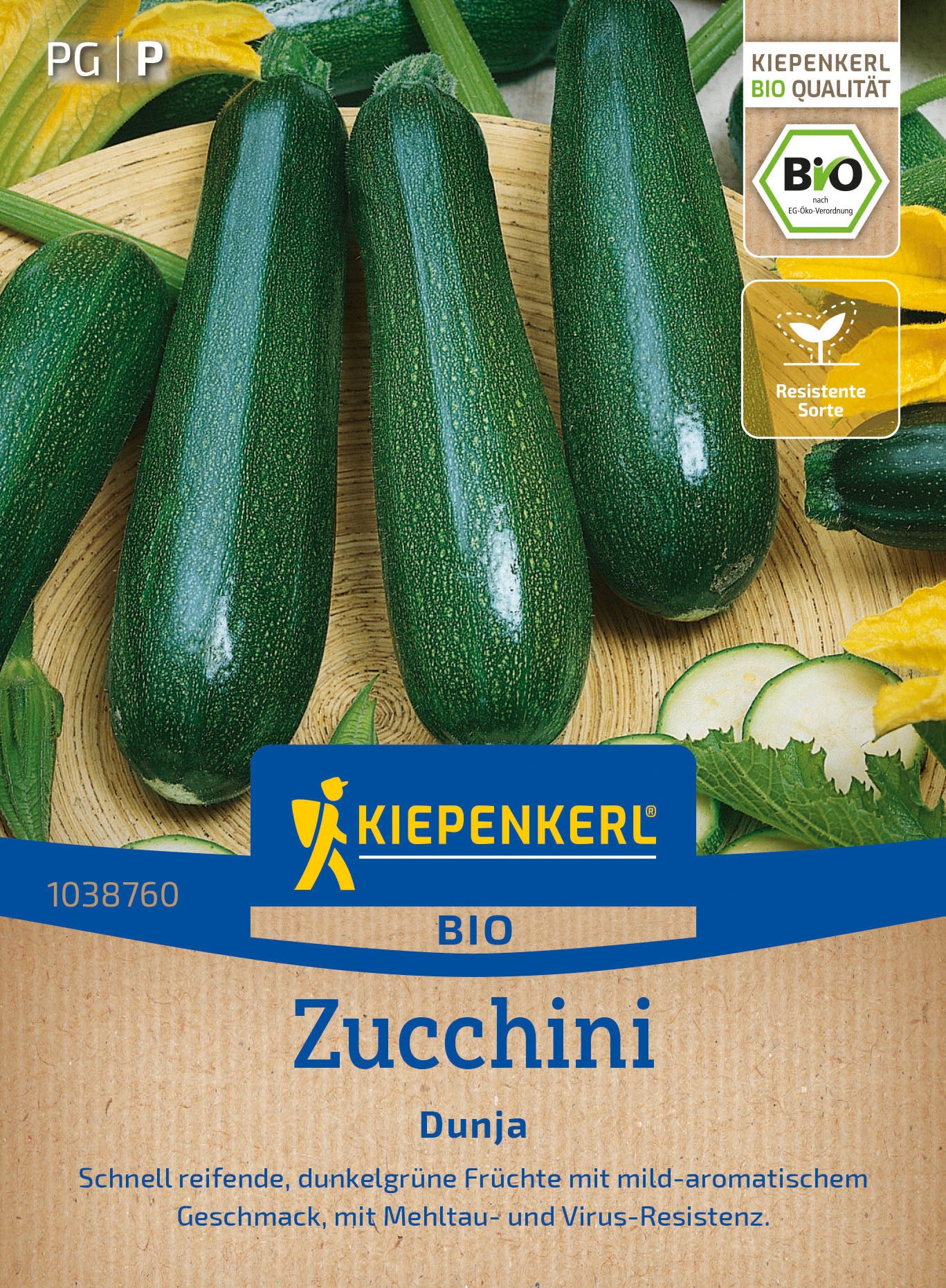  BIO Zucchini Dunja F1
