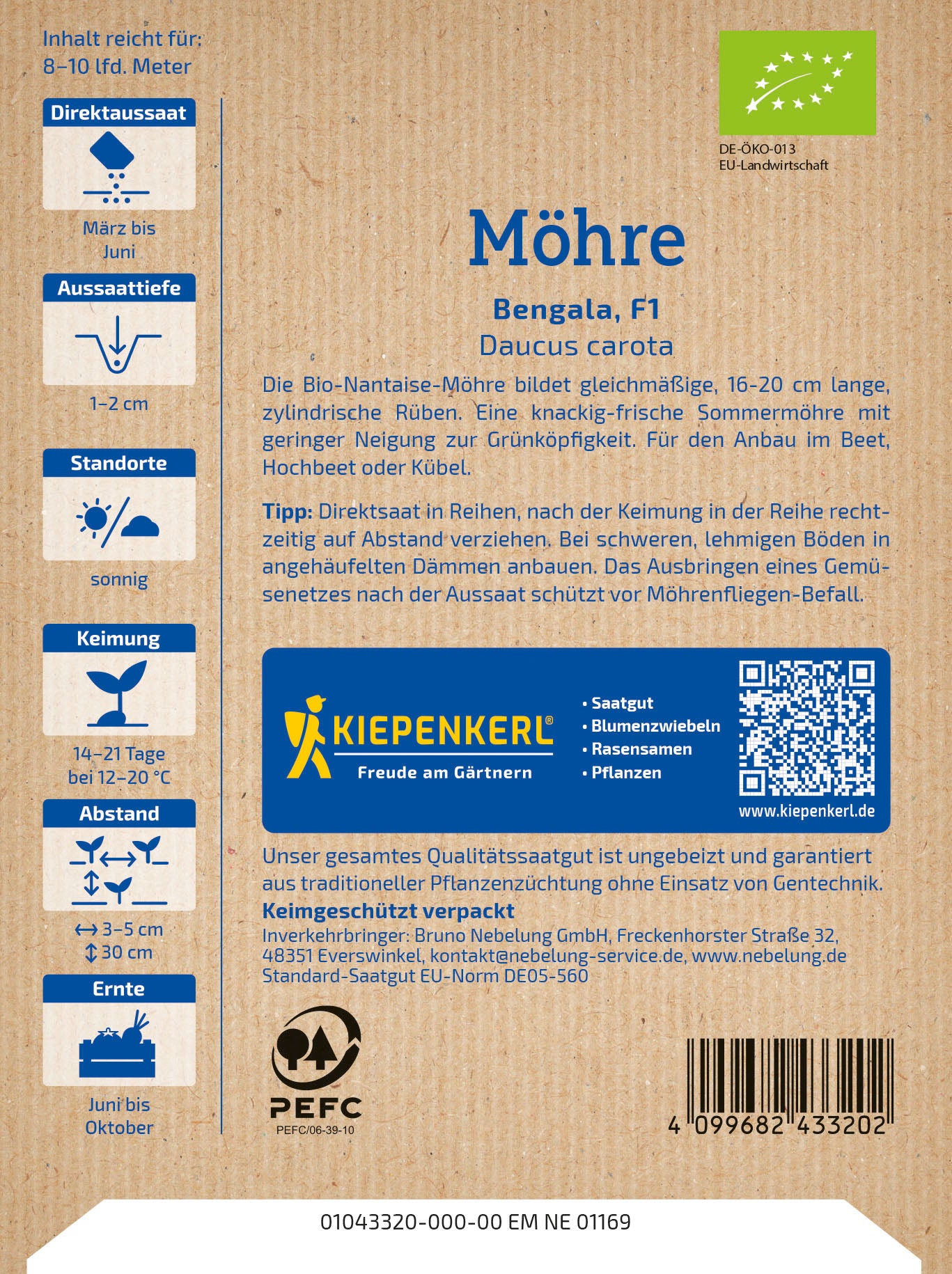  BIO Möhre Nantaise-Möhre F1